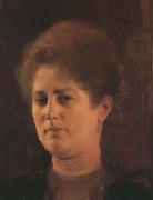 Gustav Klimt Portrait of a Lady (Frau Heymann) around (mk20) oil painting